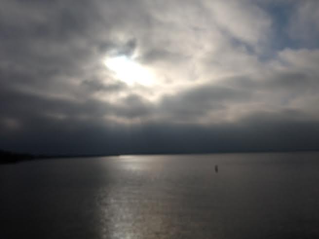 It looked like rain for a few minutes