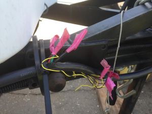 Girly repairs with pink duct tape